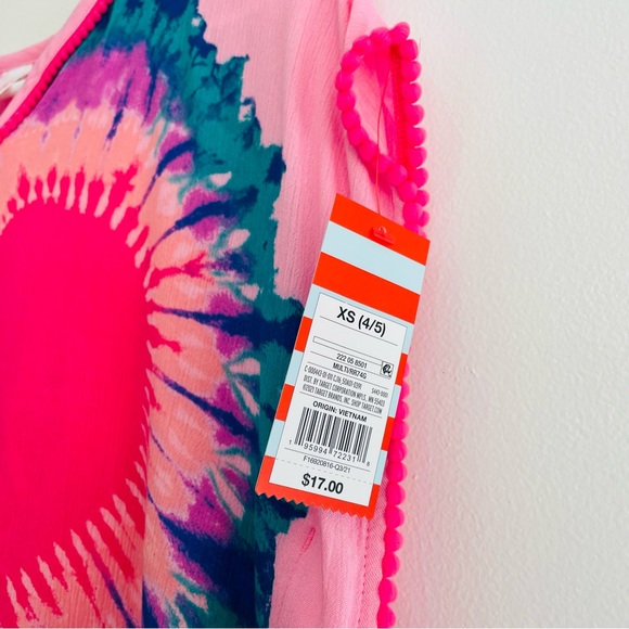 CAT & JACK NWT Girl’s XS (4/5) Swimsuit Coverup - Picture 4 of 11